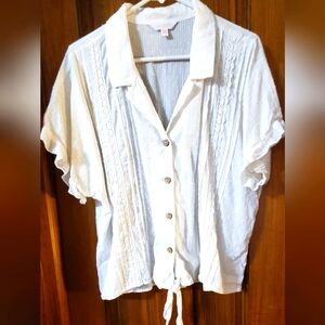 LC Lauren Conrad Tie Front